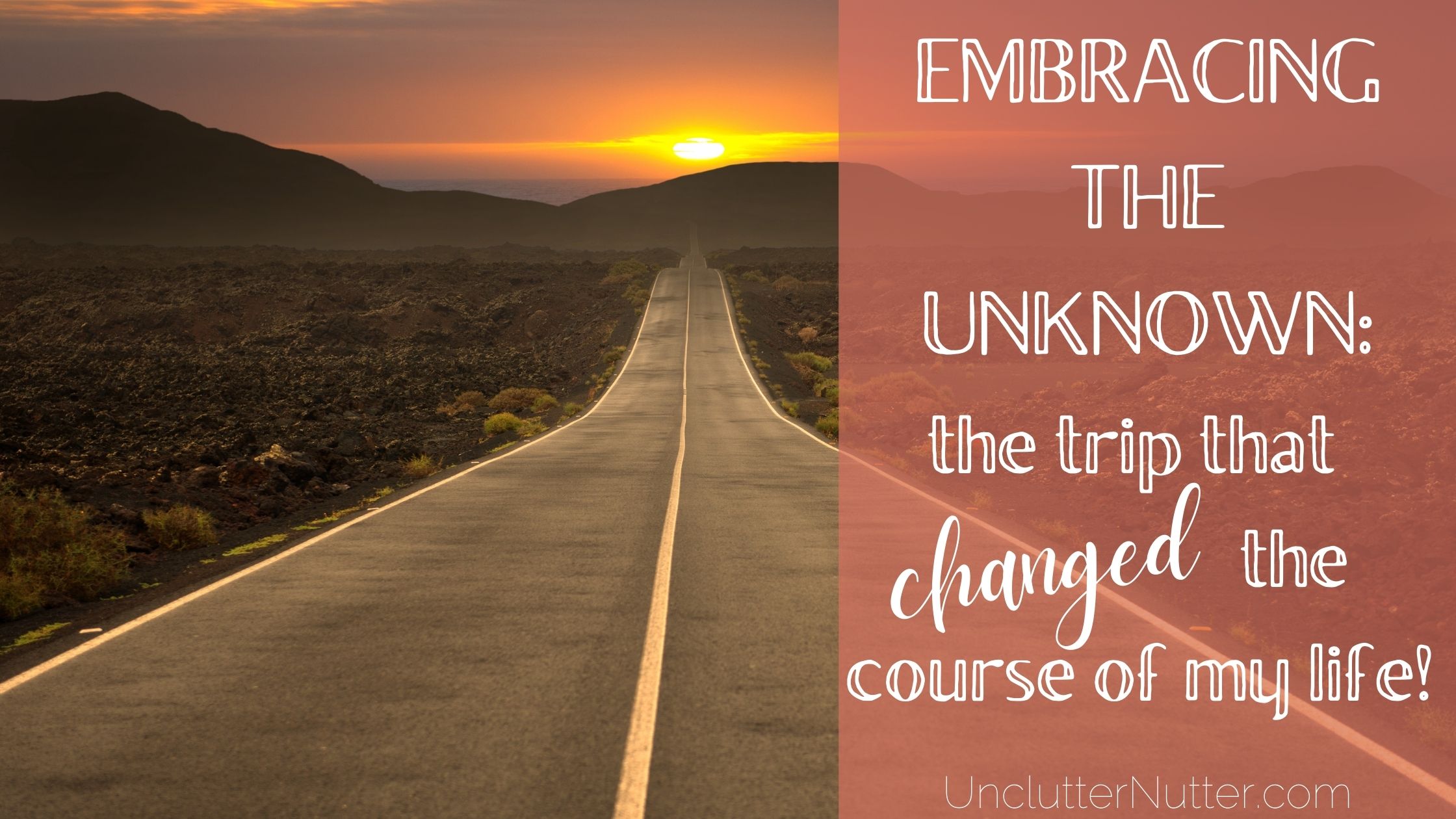 embracing the unknown - undulating road that continues into the horizon