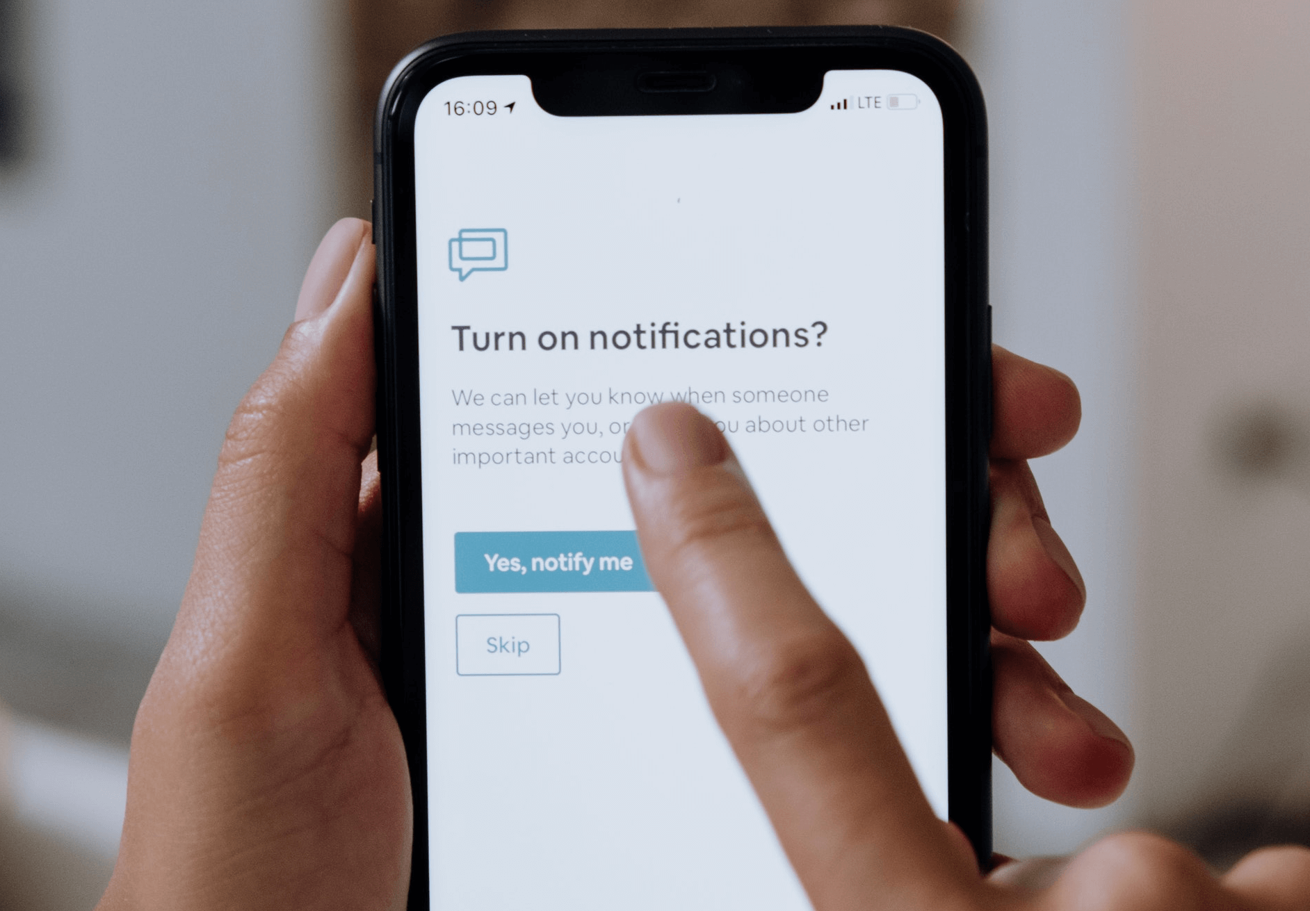 Turning off phone notifications to save time